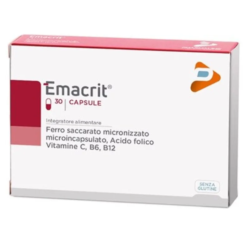 Emacrit Integratore Ferro 30 Capsule