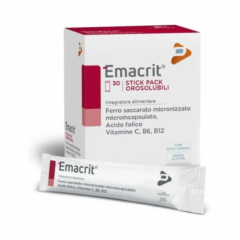 Emacrit orosolubile 30stick pack