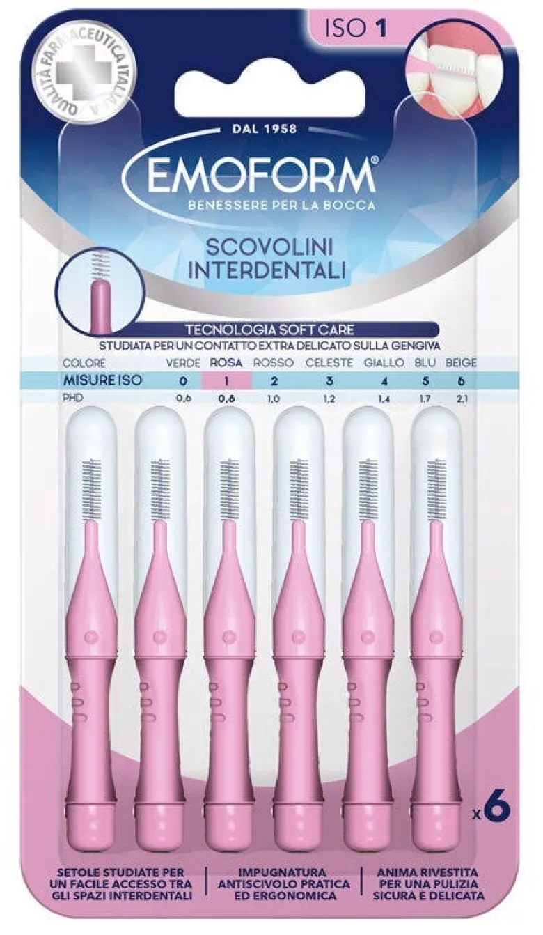 Emoform scovolini interdentali iso 1 6 pezzi