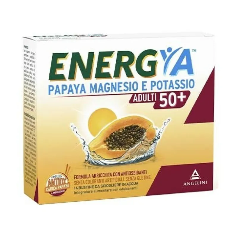 Energya papaya magnesio potassio 50+ 14 bustine