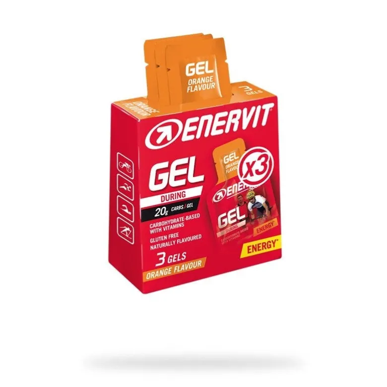 Enervit gel arancia astuccio da 3x25ml