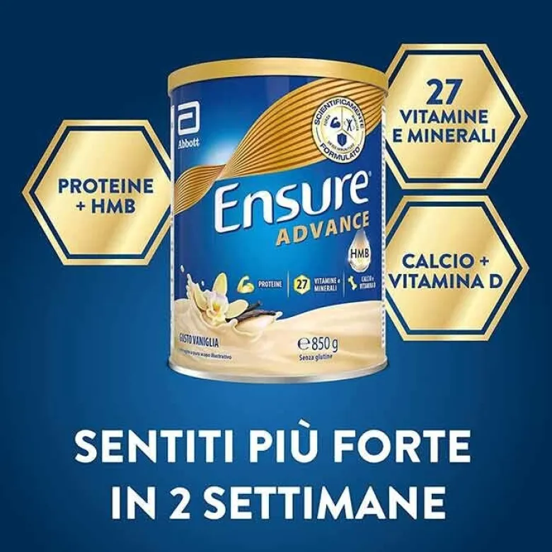Ensure Advance Nutrivigor Integratore Proteico Vaniglia 850g