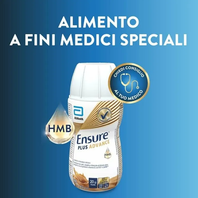 Ensure Plus Advance Integratore Iperproteico caffè 4 x 220 ml