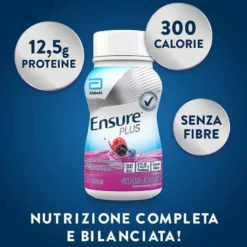 Ensure Plus Integratore Ipercalorico Frutti di Bosco 4 x 200 ml