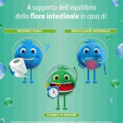 Enterogermina Intestino Pigro Fermenti Lattici Probiotici Prebiotici Integratore Regolarità Intestinale 10 Bustine