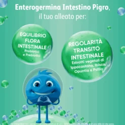 Enterogermina Intestino Pigro Fermenti Lattici Probiotici Prebiotici Integratore Regolarità Intestinale 20 Bustine
