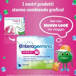 Enterogermina Viaggi Contro Diarrea del Viaggiatore 12 Bustine