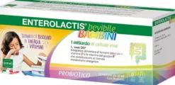 Enterolactis Bevibile Bambini 12 Flaconi 10ml Probiotico