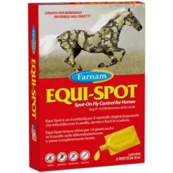 Equi-Spot Antiparassitario Cavalli 3 Pipette 10ml