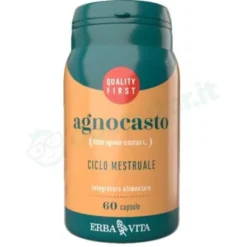 Erba Vita Agnocasto Integratore Ciclo Mestruale 60 Capsule