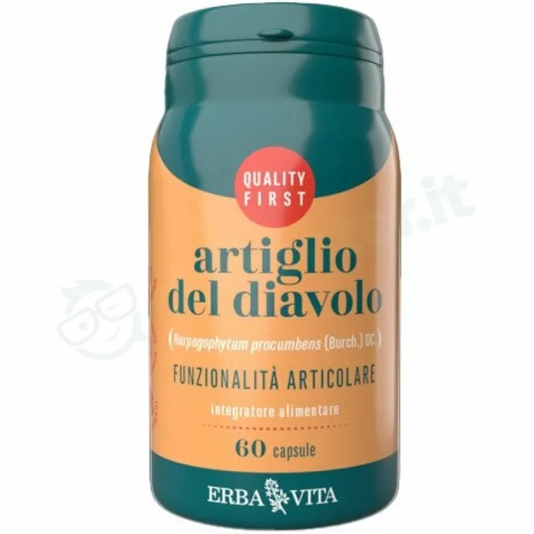 Erba Vita Artiglio del Diavolo Salute Articolare 60 Capsule