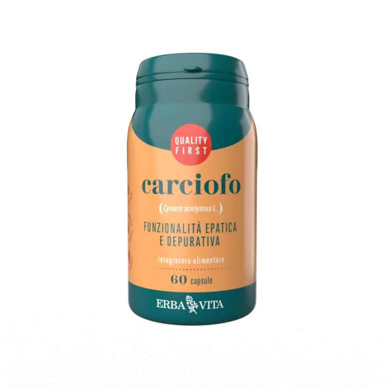 Erba Vita Carciofo Integratore Epatico 60 Capsule 400 mg