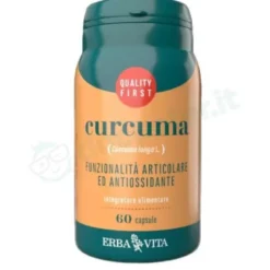 Erba Vita Curcuma Funzionalità Articolare e Antiossidante 60 capsule