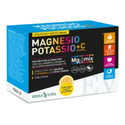 Erba Vita Magnesio E Potassio+Vitamina C Gusto Limone 20 Bustine
