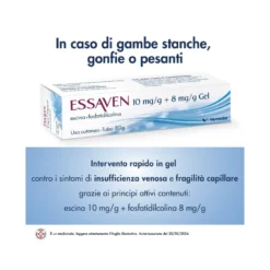 Essaven 10 mg/g + 8 mg/g Gel Escina 80 g