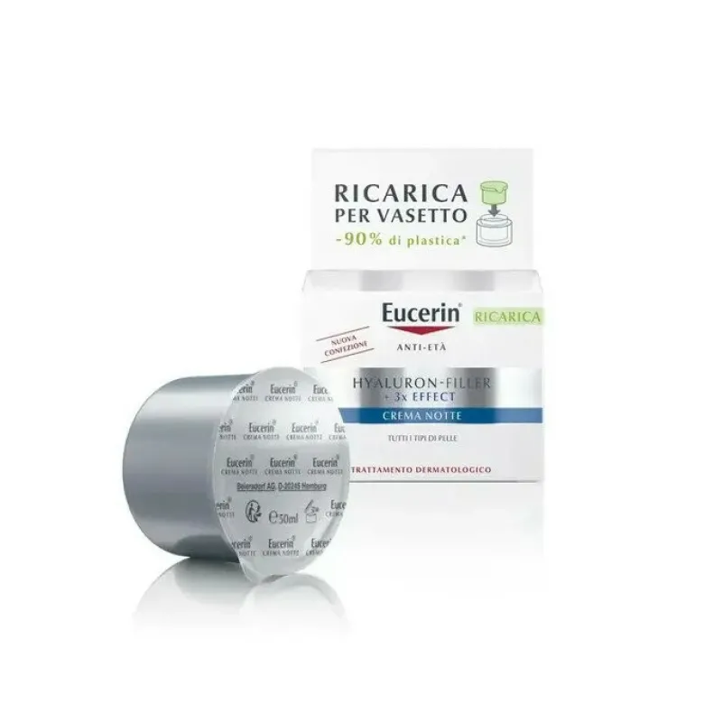 Eucerin Hyaluron Filler Notte Crema Viso Ricarica 50ml