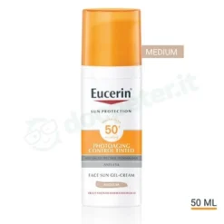 Eucerin sun photoaging control tinted gel creme spf50+ medium 50 ml