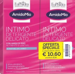 Euphidra Abbinata Intimo Detergente Delicato 200 ml + 200 ml