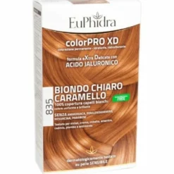 Euphidra colorpro gel colorante capelli xd 835 avana 50 ml in flacone + attivante + balsamo + guanti