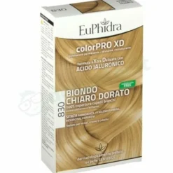 Euphidra colorpro xd 830 biondo chiaro dorato gel colorantecapelli in flacone + attivante + balsamo + guanti
