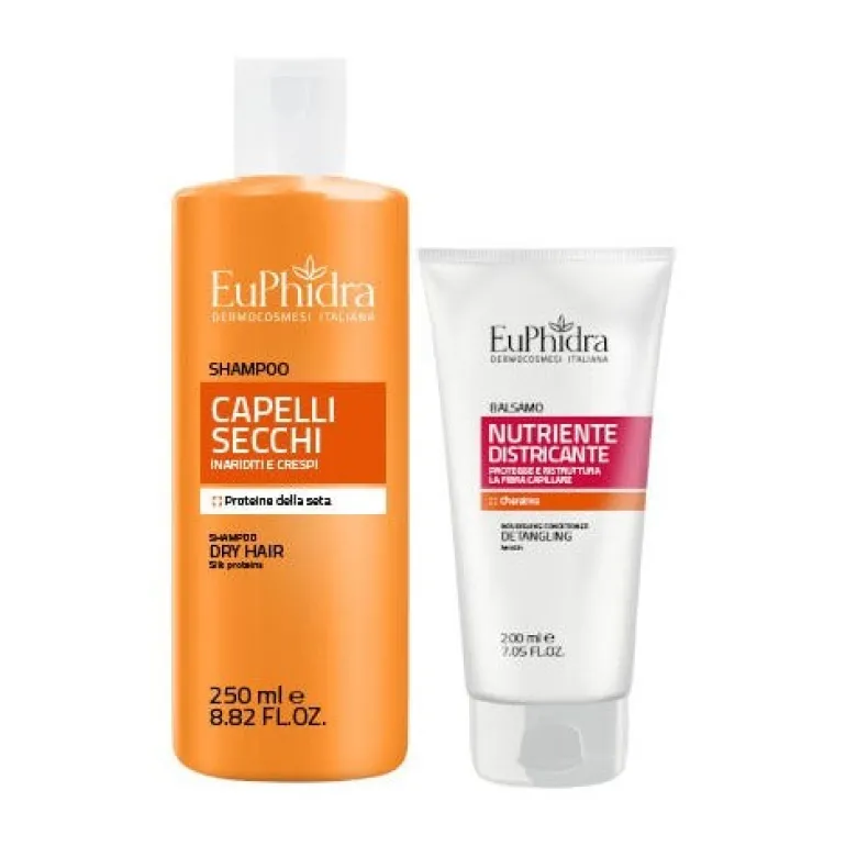 Euphidra Shampoo Capelli Secchi + Balsamo Nutriente