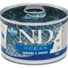 Farmina Natural & Delicious Ocean Mini Con Aringa E Gamberetti Per Cani Adulti 140g