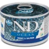Farmina Natural & Delicious Ocean Mini Con Trota E Salmone Per Cani Adulti 140g