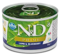 Farmina Natural & Delicious Prime Mini Con Agnello E Mirtillo Per Cani Adulti 140g