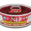 Farmina Natural & Delicious Quinoa Skin & Coat Cervo E Cocco Per Gatti Adulti 80g