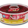 Farmina Natural & Delicious Quinoa Skin & Coat Quaglia E Cocco Per Gatti Adulti 80g