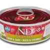 Farmina Natural & Delicious Quinoa Skin & Coat Anatra E Cocco Per Gatti Adulti 80g