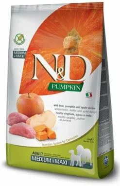 Farmina N&D Adult Medio Maxi Cinghiale Zucca E Mela 12 Kg