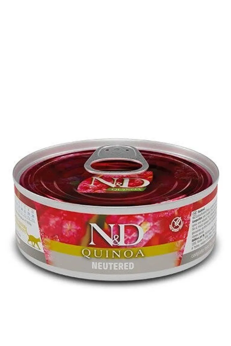Farmina N&D Cat Quinoa Neutered Pork Cibo Umido Per Gatti Adulti 80g