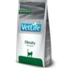 Farmina vet life natural feline obesity cibo secco per gatti sacco 2kg