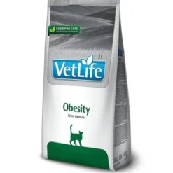 Farmina vet life natural feline obesity cibo secco per gatti sacco 2kg