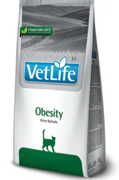 Farmina vet life natural feline obesity cibo secco per gatti sacco 400g