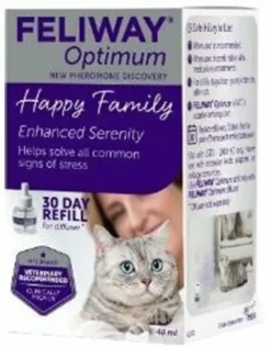 Feliway Optimum Feromone Antistress Gatto Ricarica 48ml