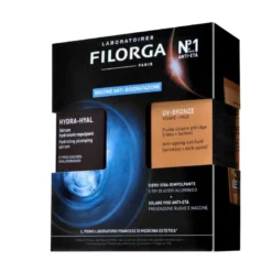Filorga cofanetto duo siero siero hydra-hyal 30ml + protezione solare viso uv-bronze spf50+ 40ml