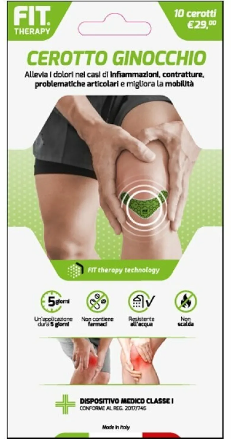 Fit therapy 10 cerotti ginocchio