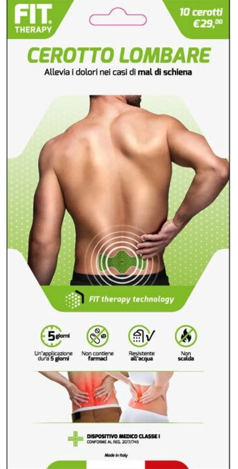 Fit therapy cerotto lombare 10 pezzi