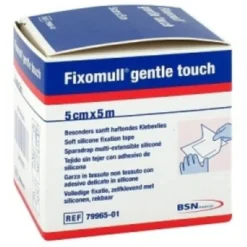 Fixomull Gentle Touch Benda di Fissaggio Ritagliabile 5cm x 5m