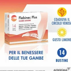 Flebinec Plus Integratore Microcircolo 14 bustine