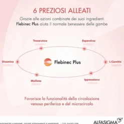 Flebinec Plus Integratore Microcircolo 14 bustine
