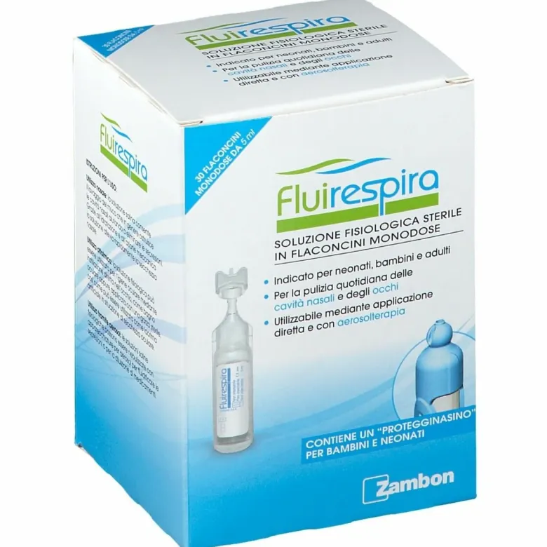 Fluirespira soluzione fisiologica 30 flaconcini