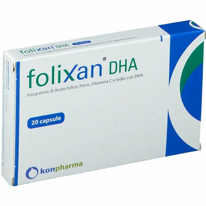 Folixan dha integratore per donne in gravidanza 20 Capsule