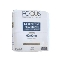 Foqus Tappetini Assorbenti 60x90cm Con Adesivi 60 Pezzi