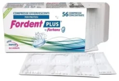 Fordent plus 56 compresse concentrate per dentiere e apparecchi ortodontici