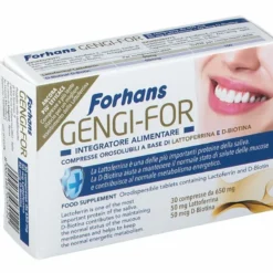 Forhans Gengi-For Integratore di Lattoferrina e D-Biotina 30 Compresse Orosolubili