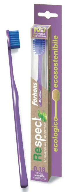 Forhans Respect Spazzolino Ecologico 0,18 Setole Morbide
