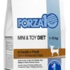 Forza10 mini toy diet crocchette al cavallo e piselli per cani taglia piccola sacco 1,5kg